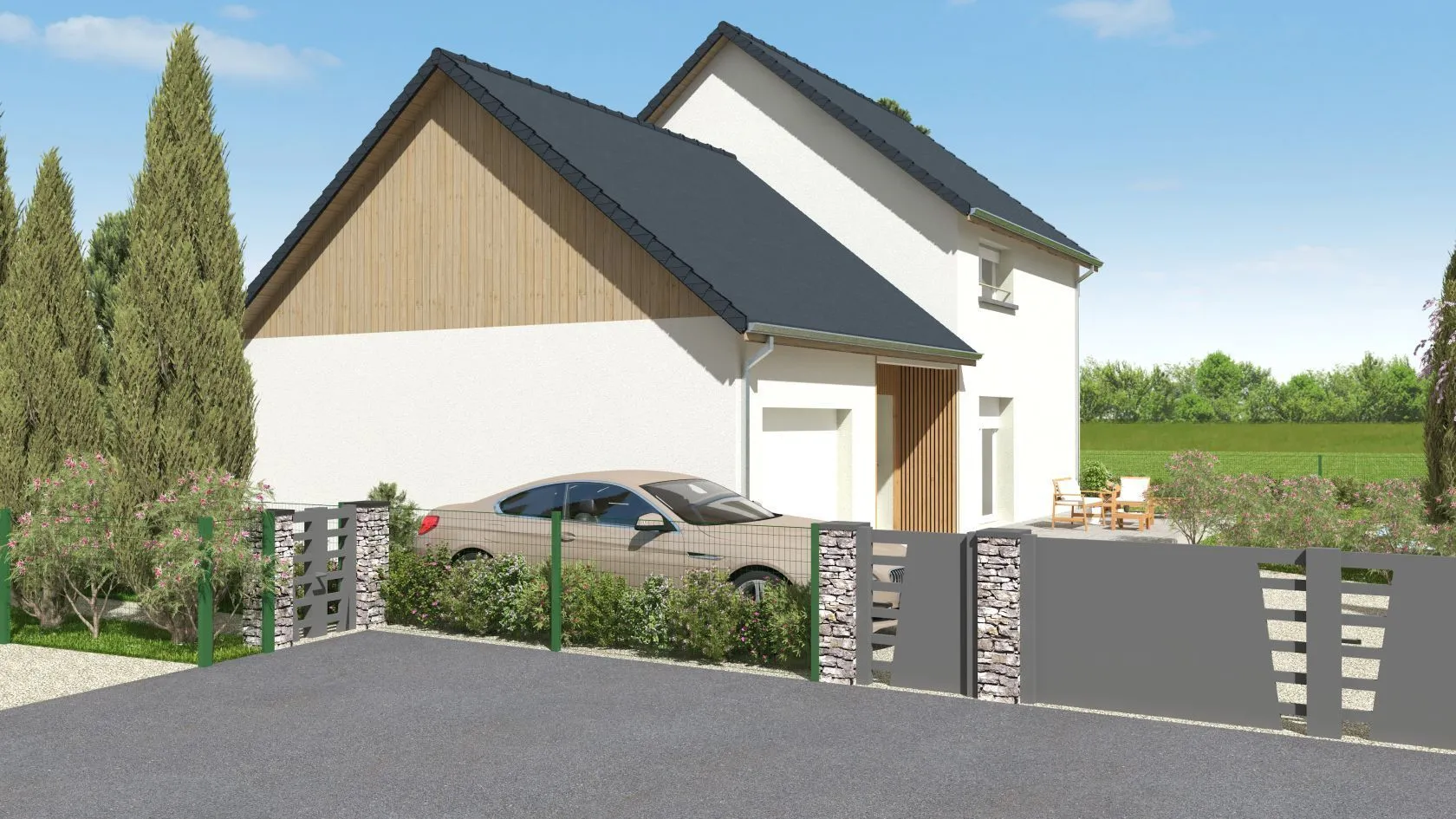 Maison neuve 115 m² à Saint-Mamet (31110)