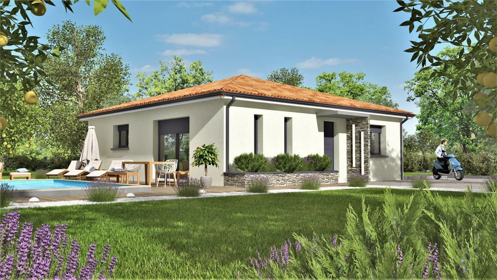 Maison neuve à Lafitte
