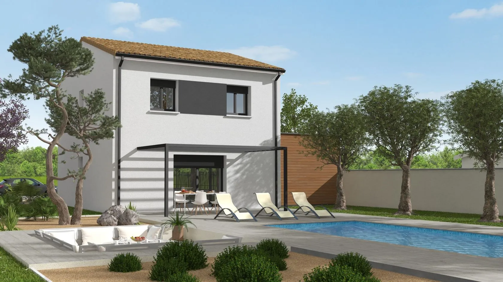 Maison neuve 106 m² à Lauzerte (82110)