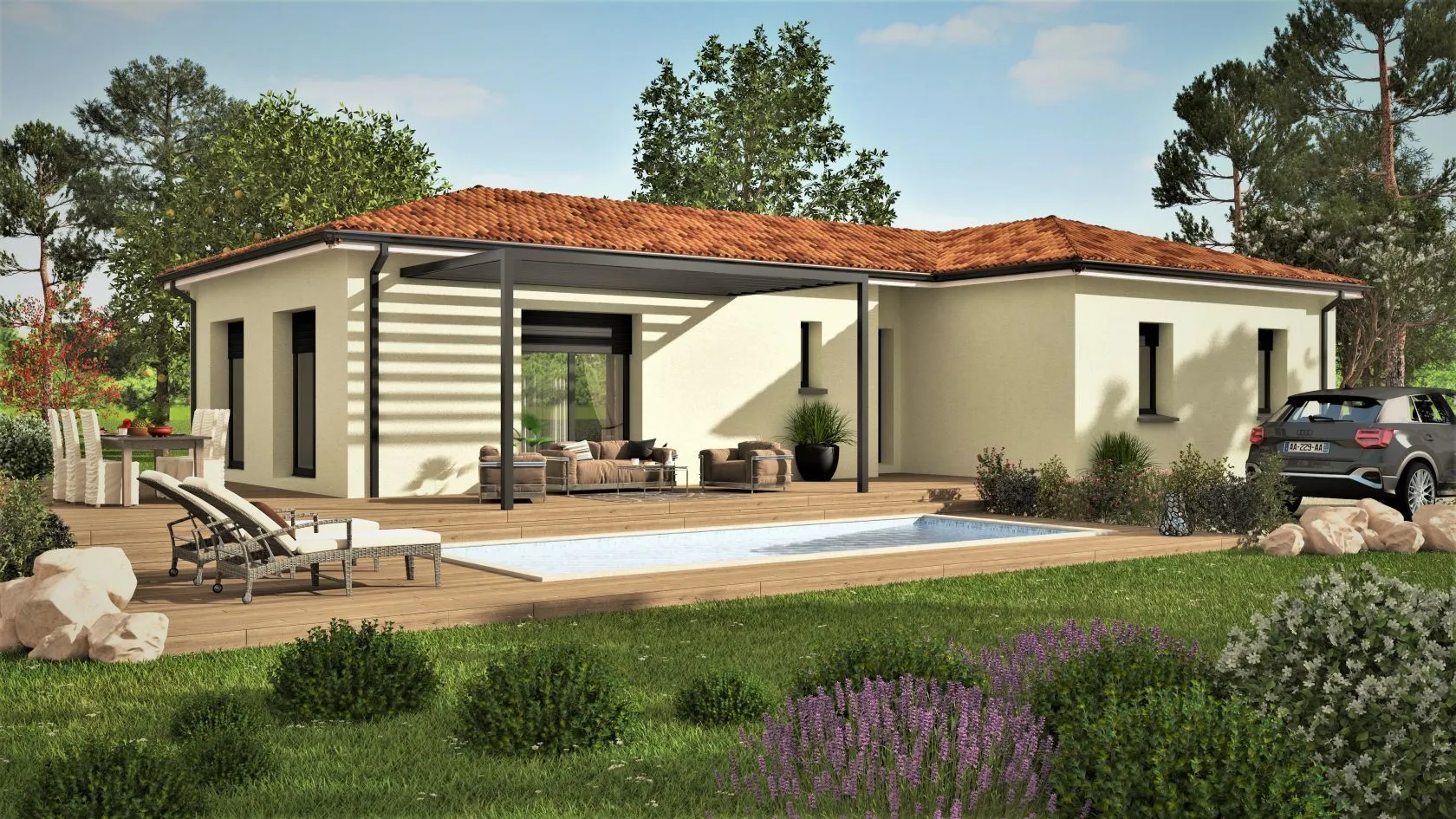 Maison neuve 100 m² à Brassac (82190)