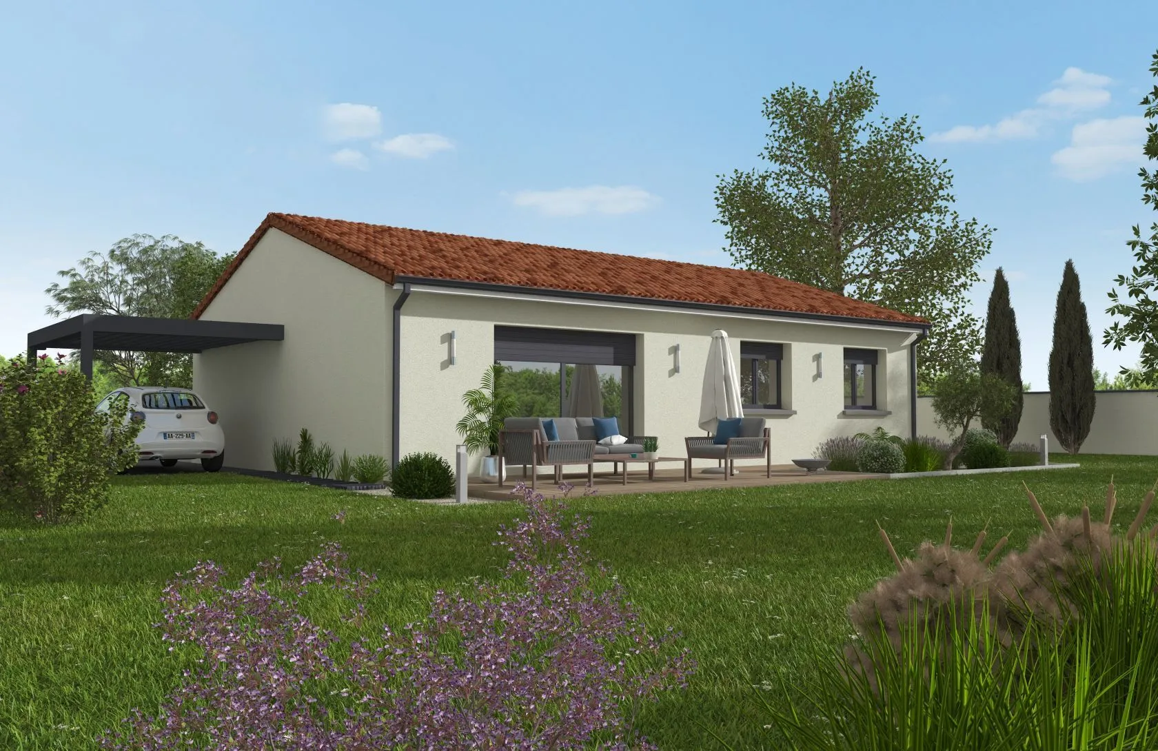 Maison neuve 92 m² à Aiguefonde (81200)
