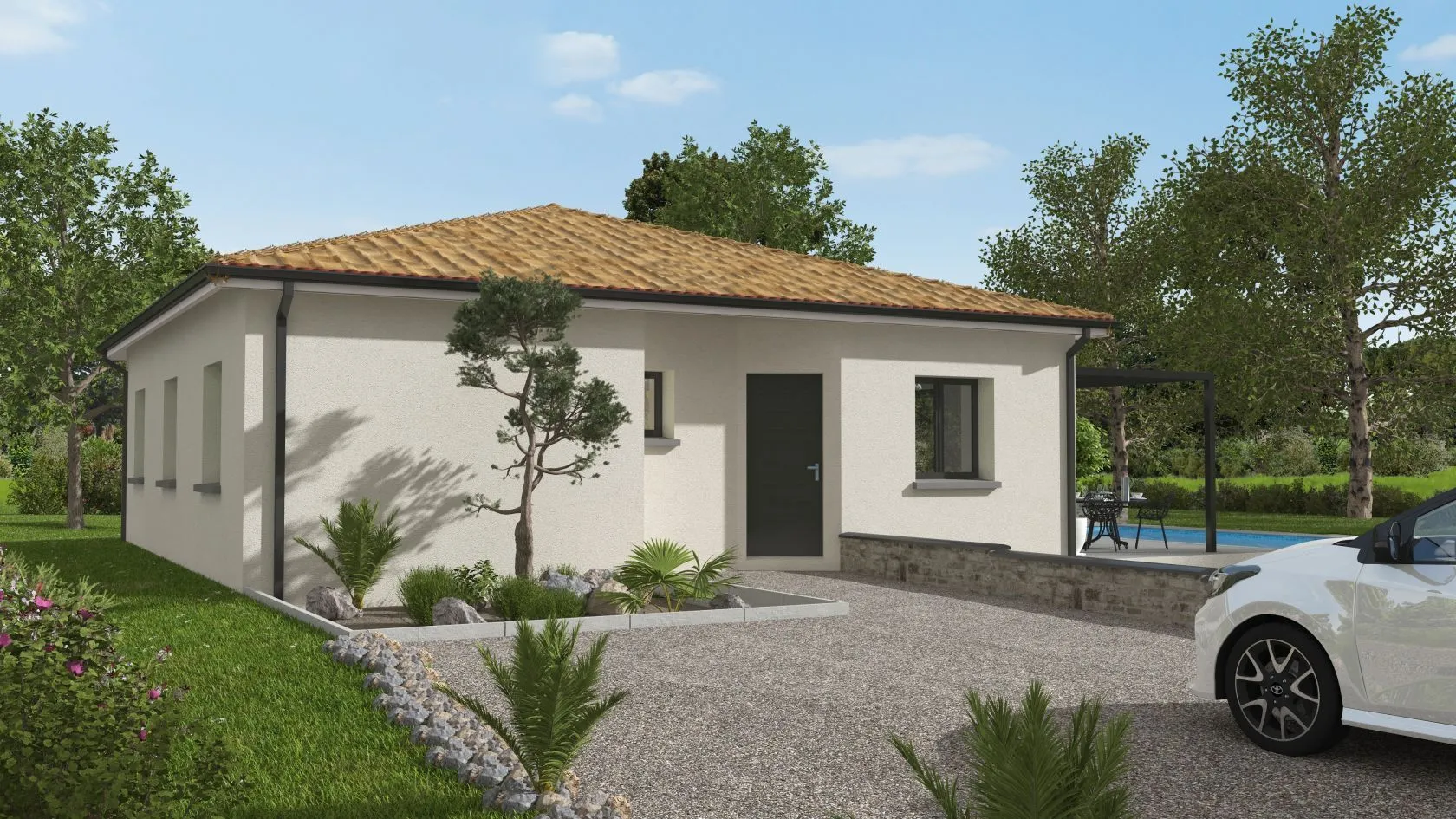 Maison neuve à Lescure-d'Albigeois