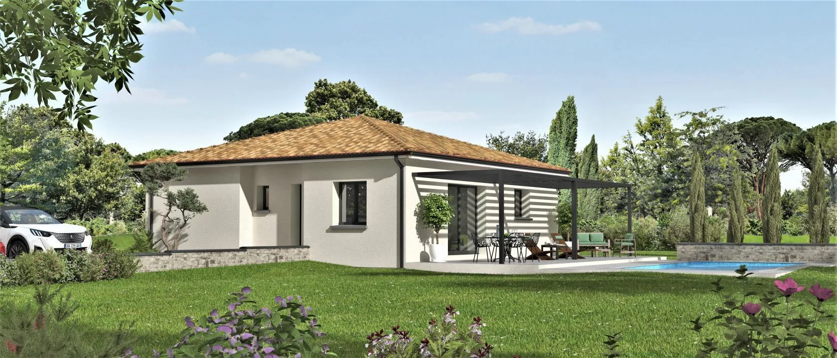 Maison neuve 86 m² à Lescure-d'Albigeois (81380)