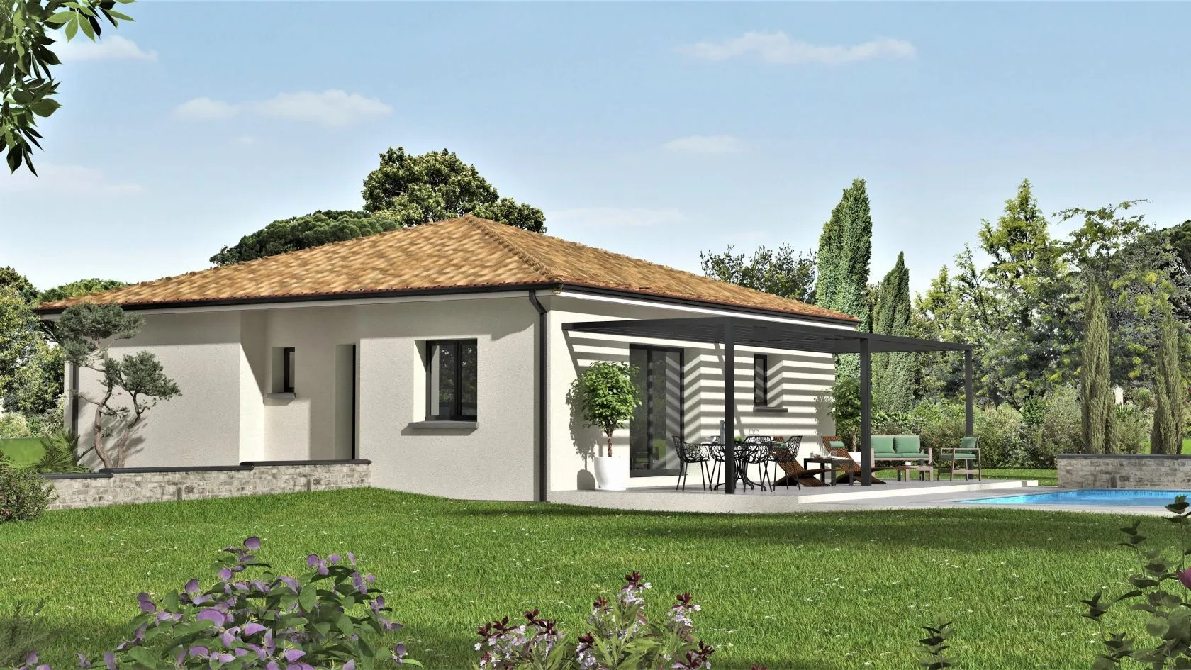 Maison neuve 86 m² à Lescure-d'Albigeois (81380)