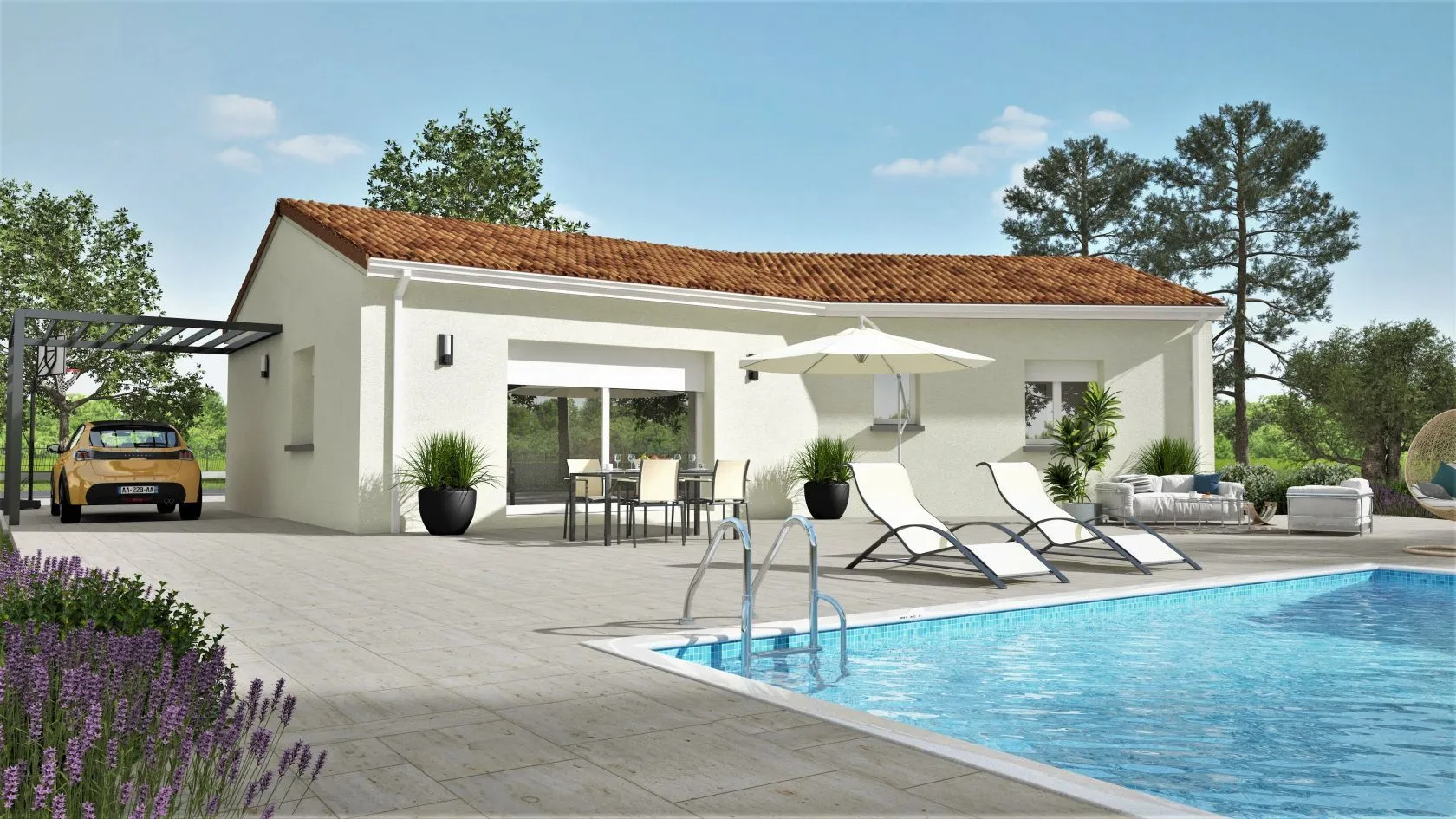 Maison neuve 99 m² à Castelnau-de-Lévis (81150)