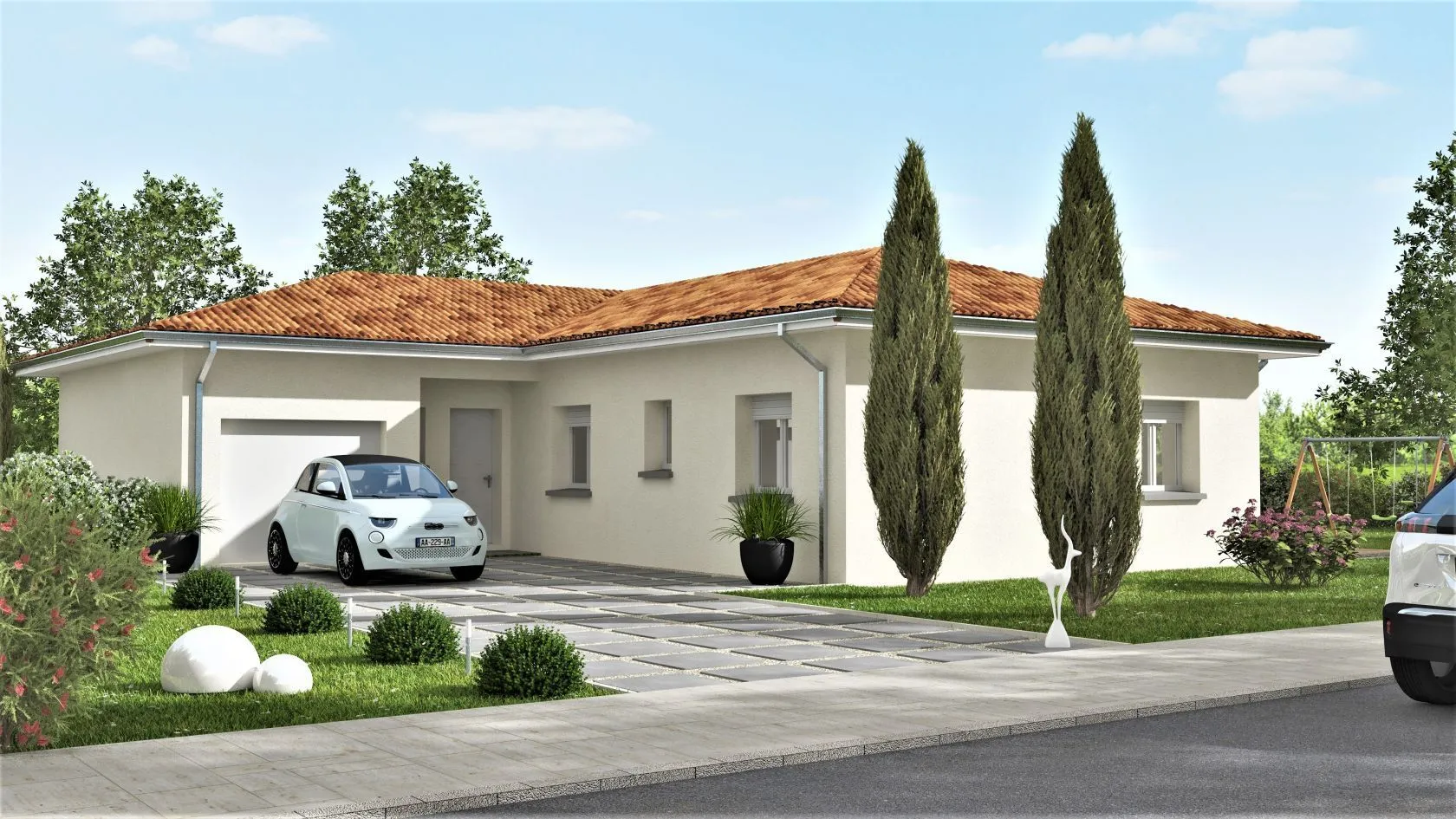 Maison neuve à Montjoire