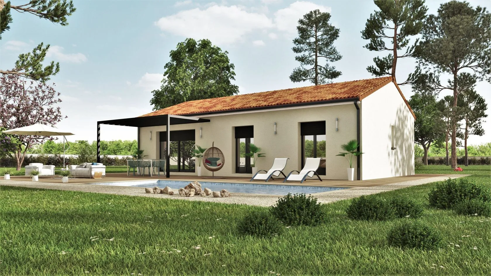 Maison neuve 84 m² à Saint-Porquier (82700)