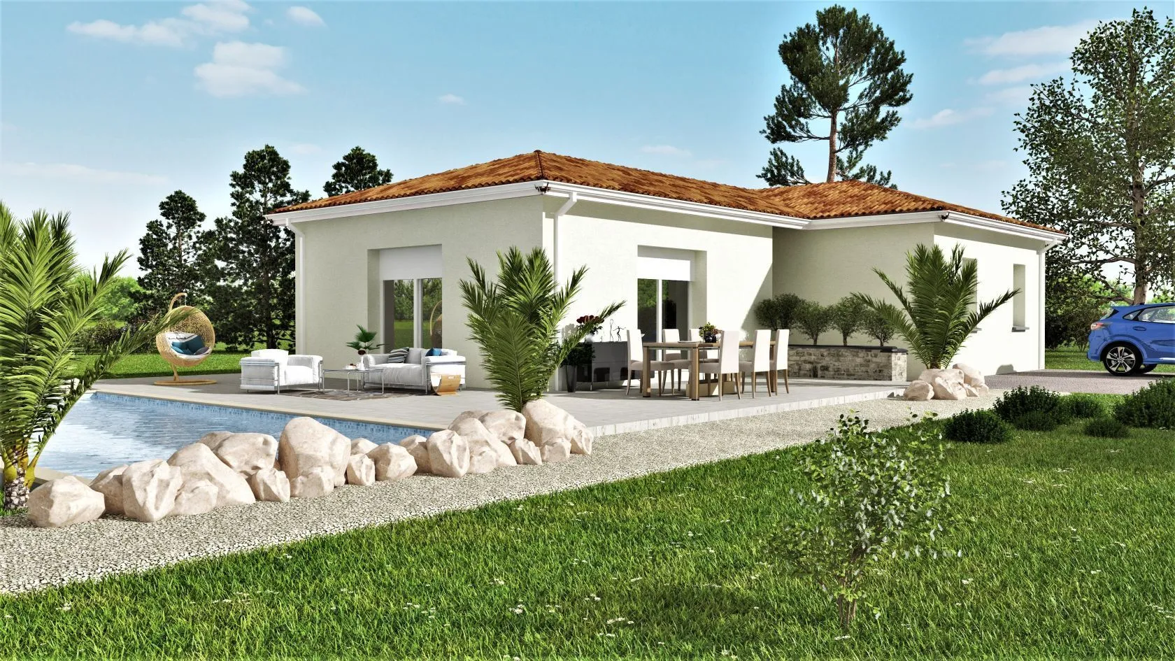 Maison neuve à Pechbusque