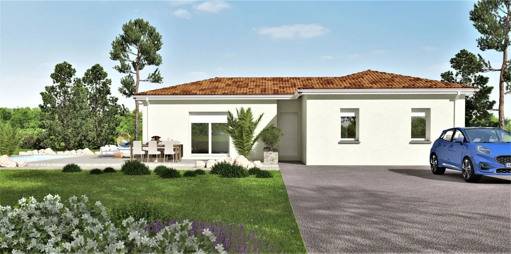 Maison neuve 90 m² à Monteils (82300)