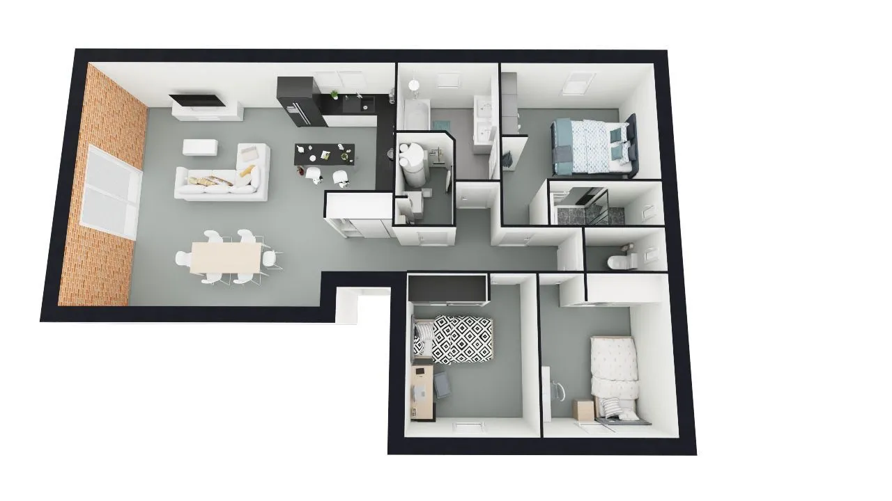 Maison neuve 90 m² à Monteils (82300)