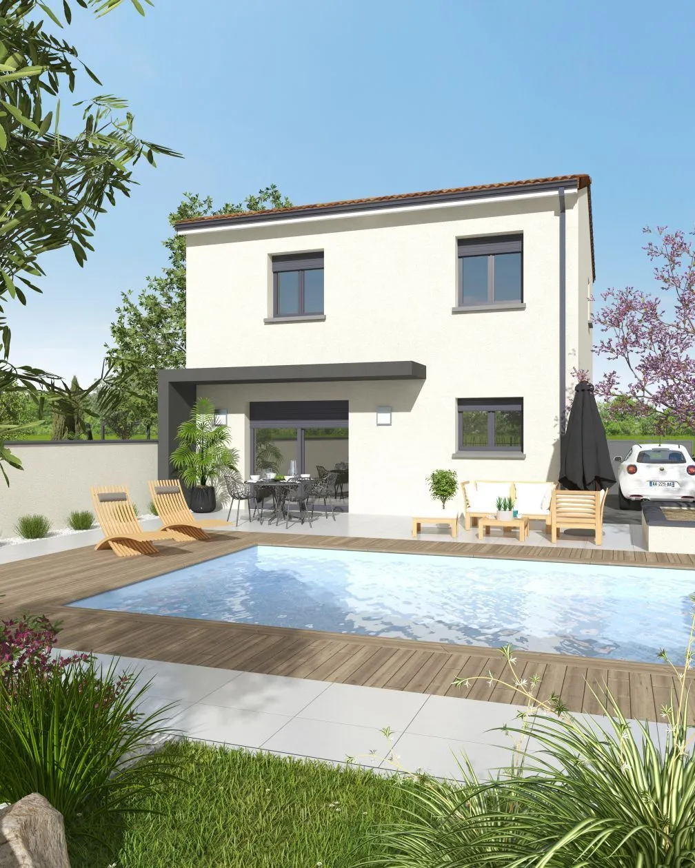 Maison neuve 88 m² à Franquevielle (31210)