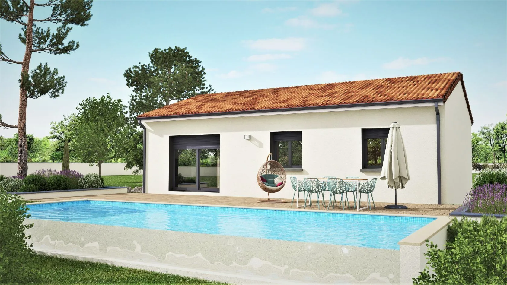 Maison neuve 74 m² au Pian-sur-Garonne (33490)