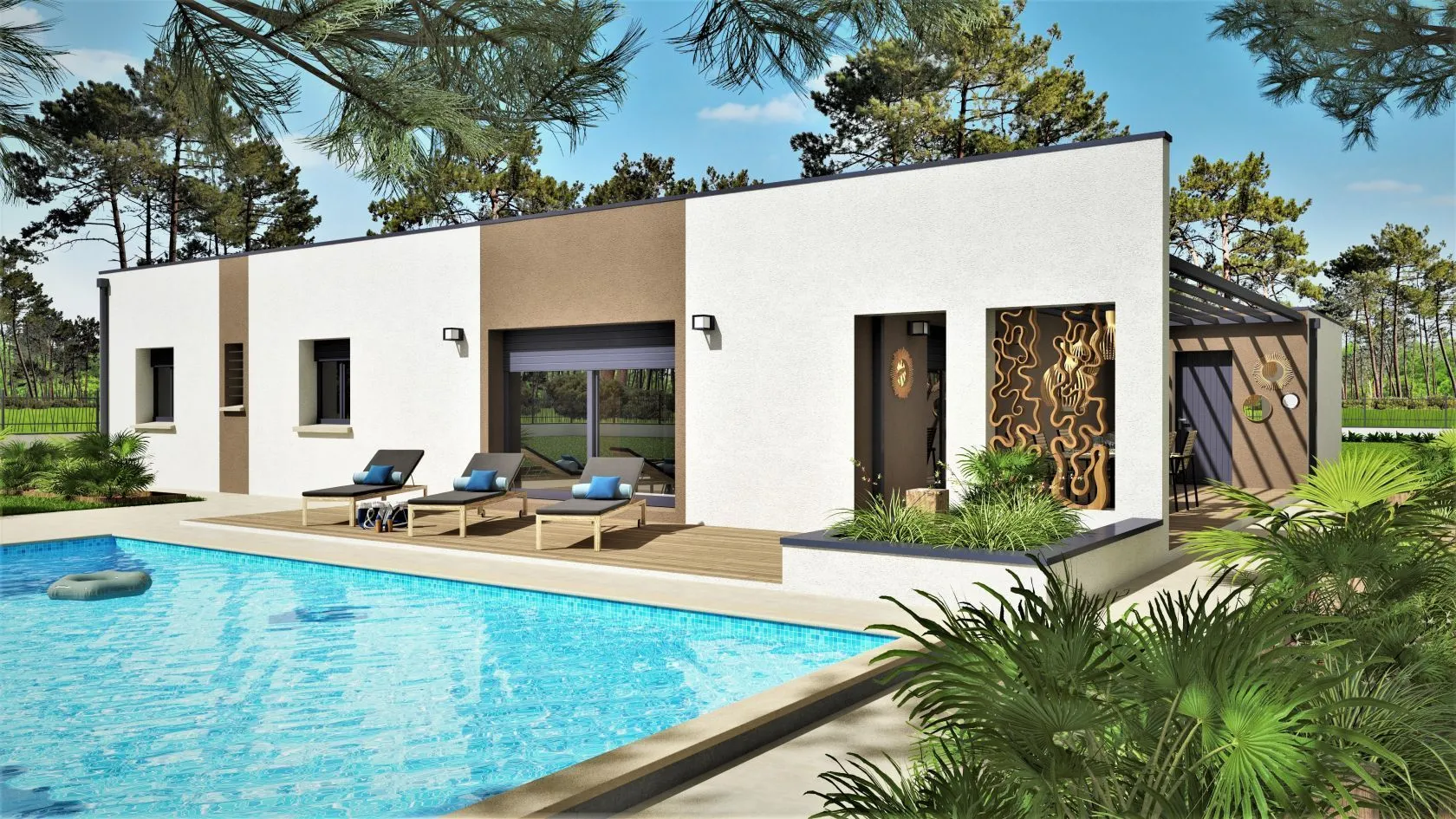 Maison neuve 113 m² à Monestiés (81640)