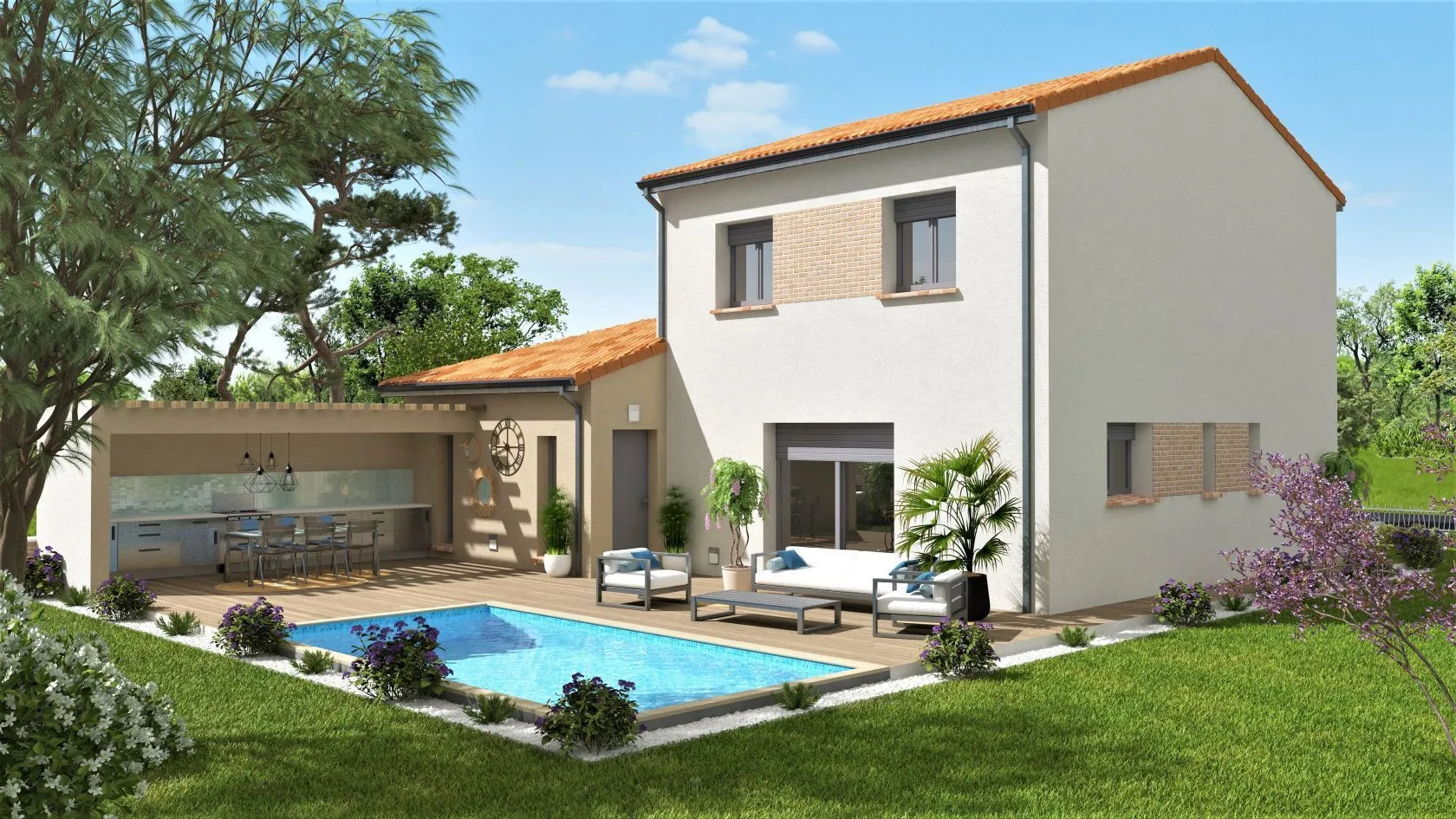 Maison neuve 94 m² à Cambon (81990)