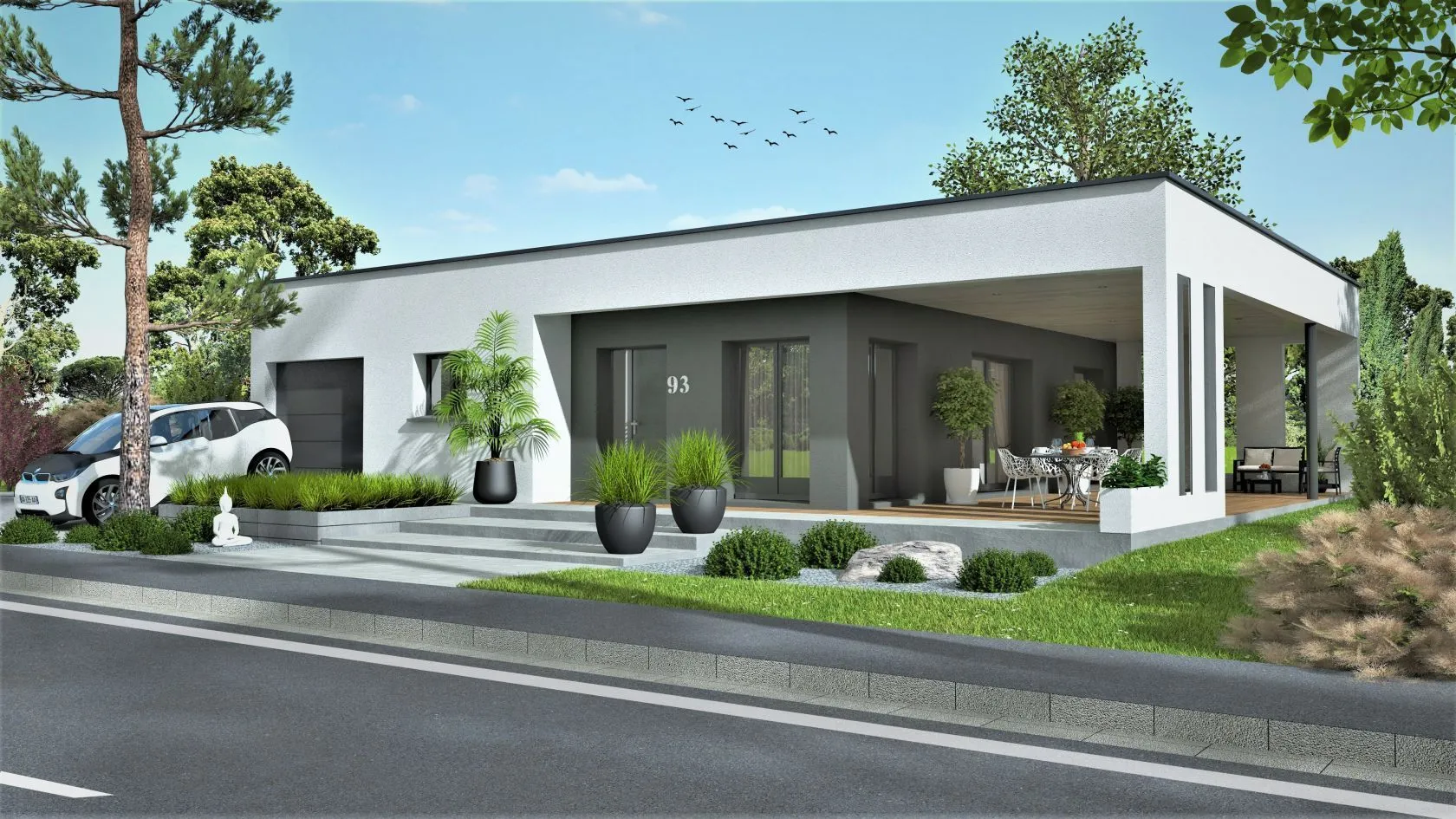 Maison neuve 93 m² à Beaumont-de-Lomagne (82500)