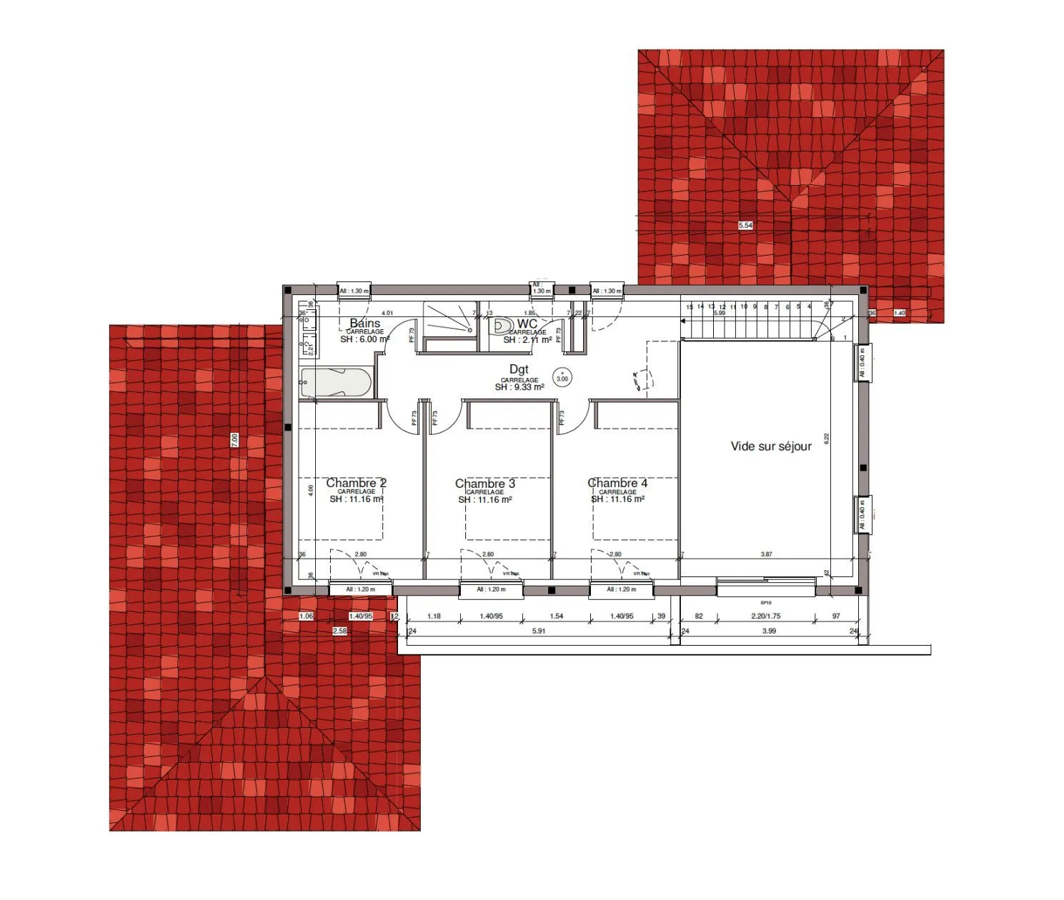 Maison neuve 149 m² à Saint-Cirq (82300)