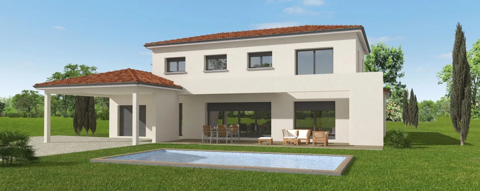 Maison neuve 149 m² à Saint-Cirq (82300)