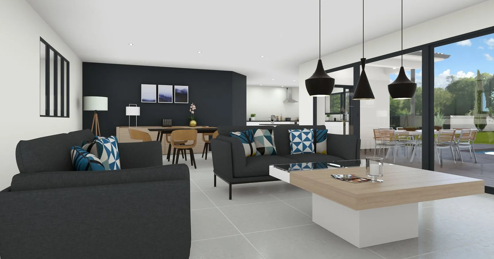 Maison neuve 168 m² à Fontenilles (31470)