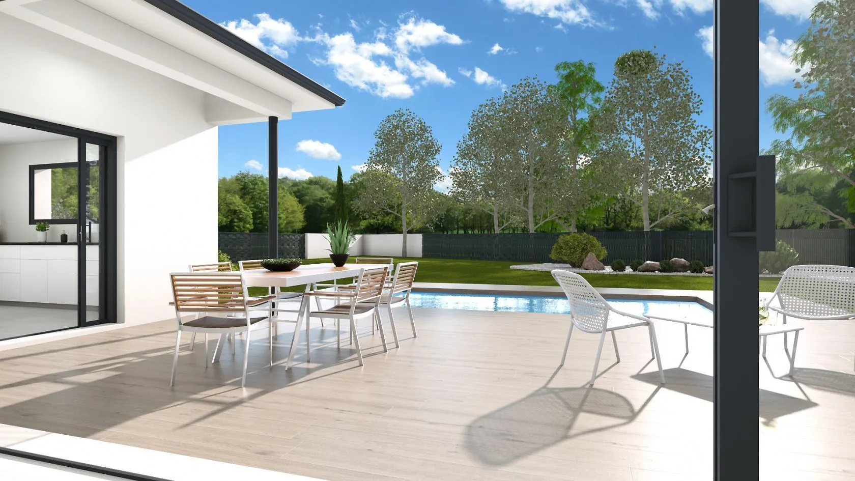 Maison neuve 168 m² à Fontenilles (31470)