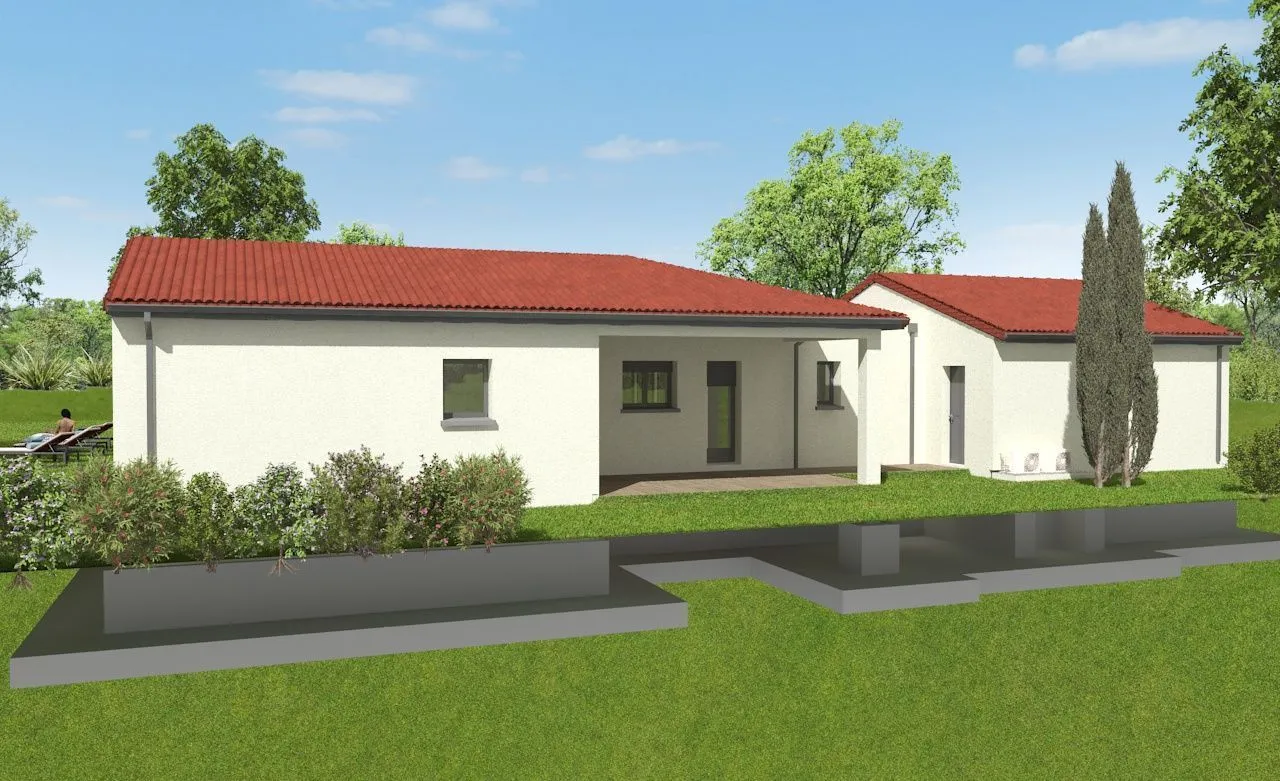 Maison neuve 144 m² à Léojac (82230)
