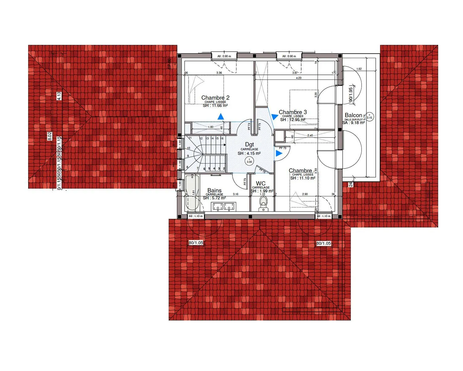 Maison neuve 136 m² à Sainte-Foy-la-Grande (33220)