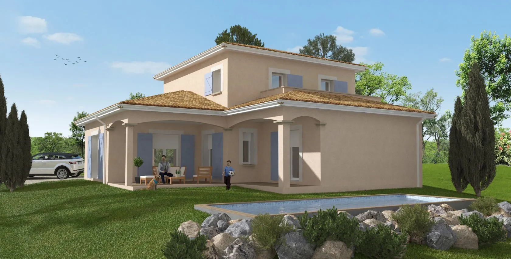 Maison neuve 136 m² à Sainte-Foy-la-Grande (33220)