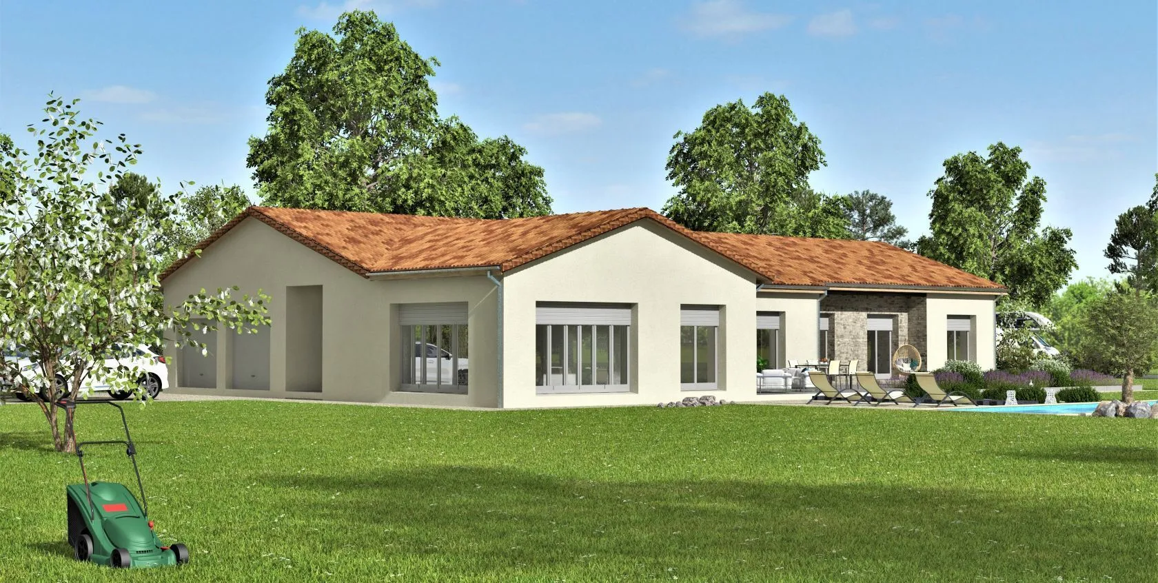 Maison neuve à Rions