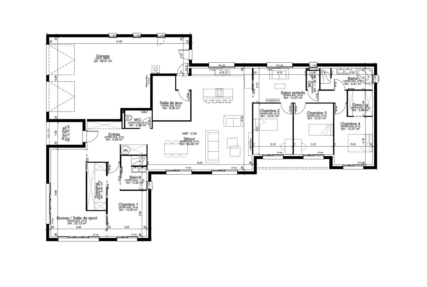 Maison neuve 187 m² à Beauvais-sur-Tescou (81630)