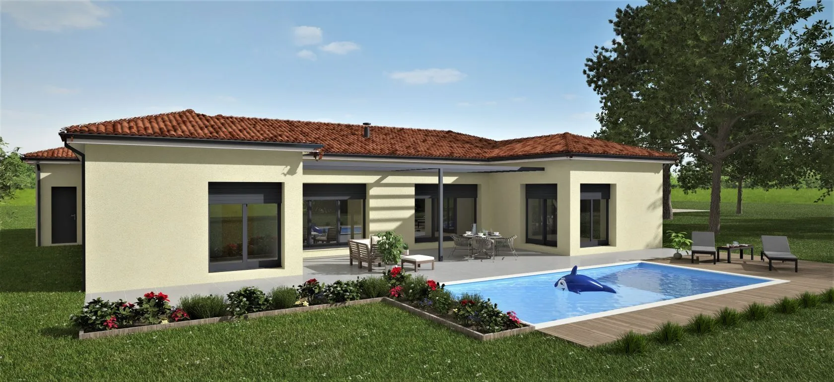 Maison neuve 144 m² à Albine (81240)