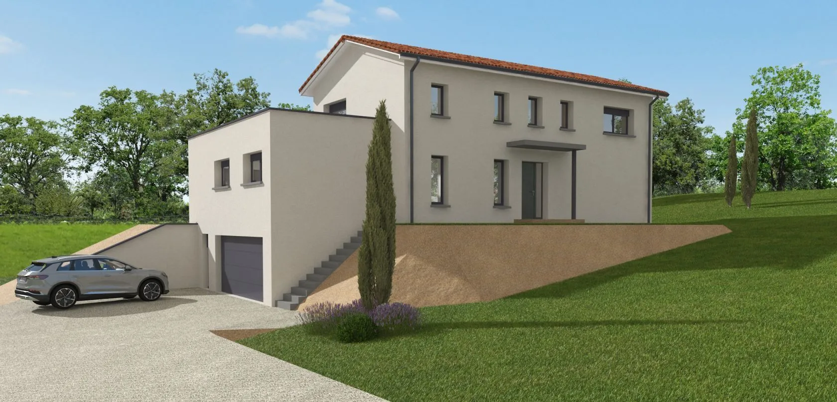 Maison neuve à Vernet