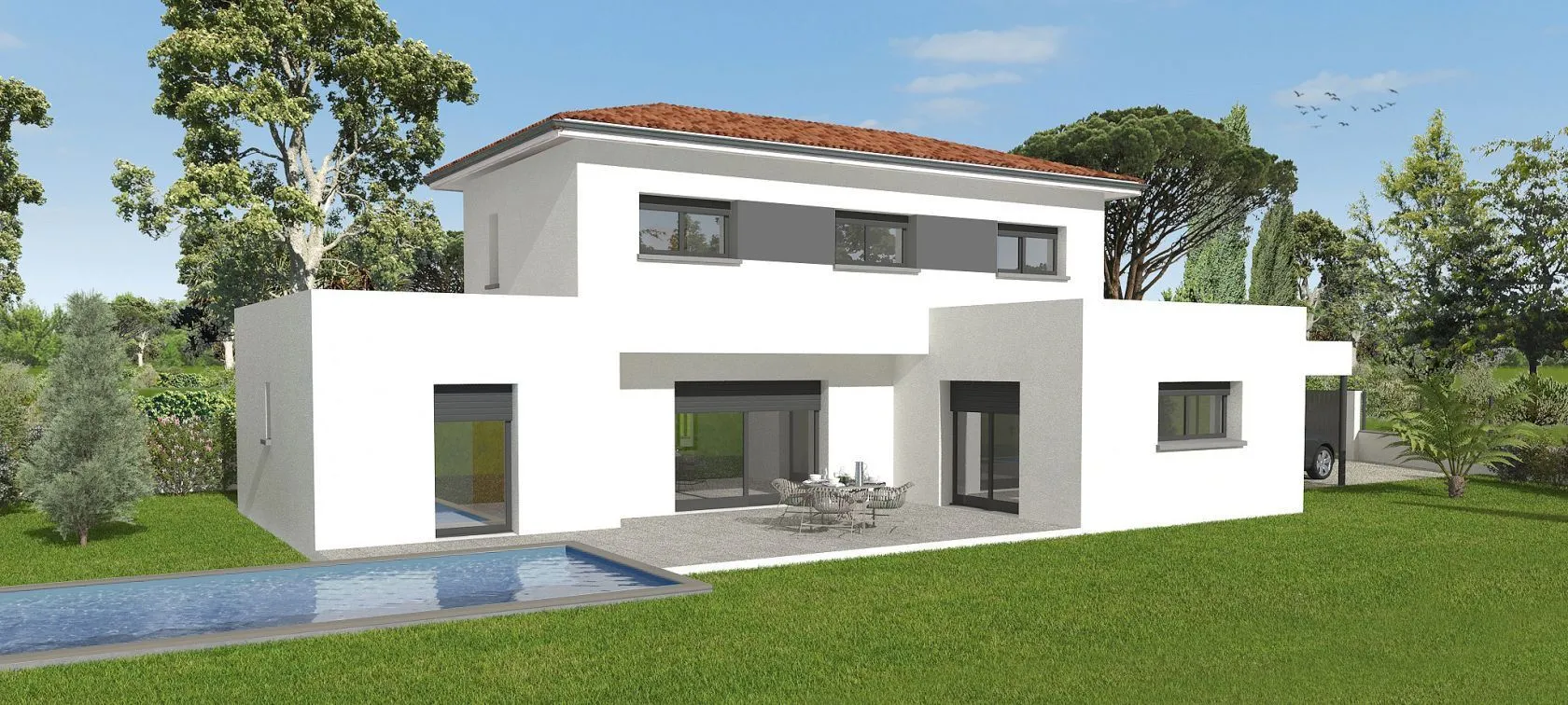 Maison neuve 138 m² à Labastide-du-Temple (82100)
