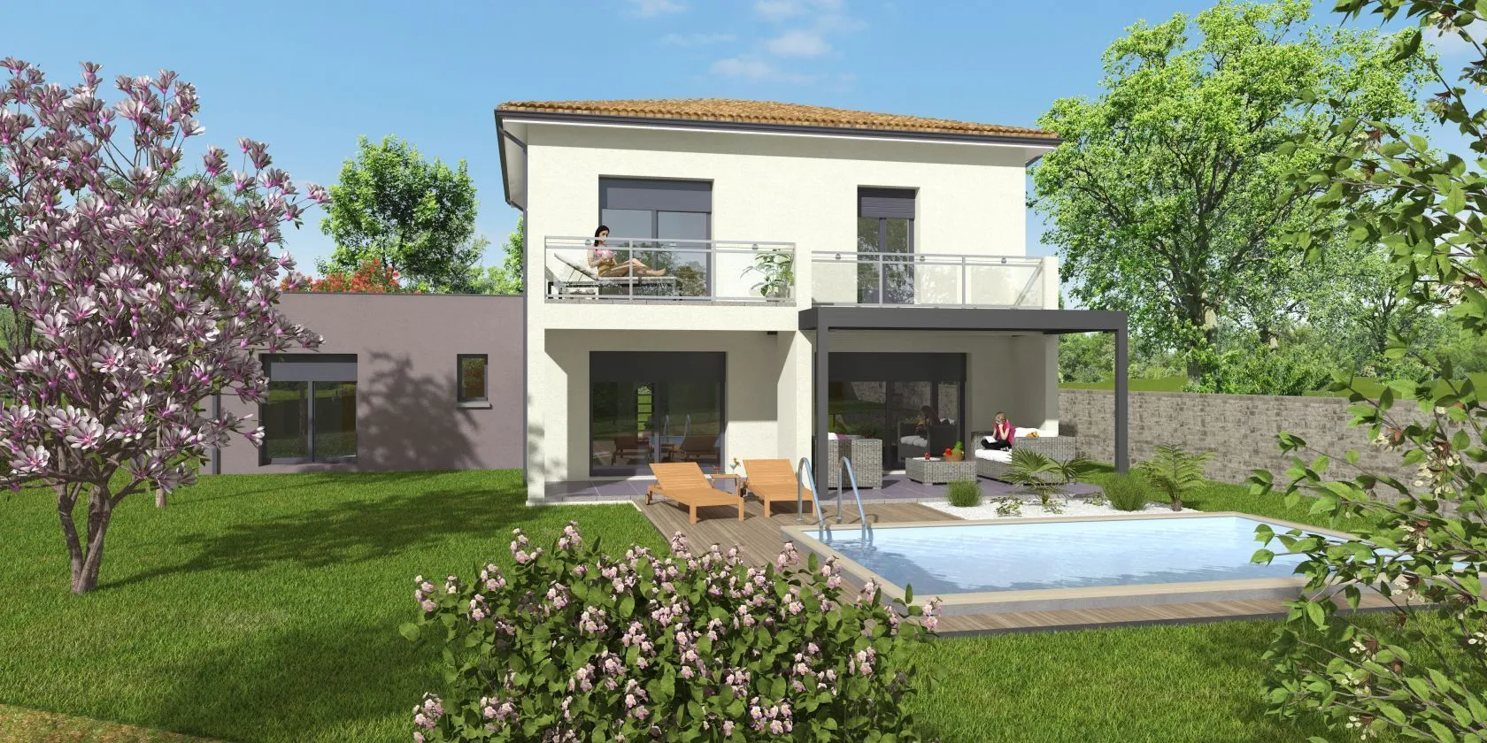 Maison neuve 147 m² à Saint-Lys (31470)