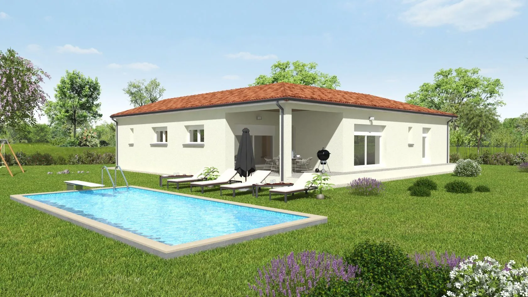 Maison neuve 118 m² à Pujaudran (32600)