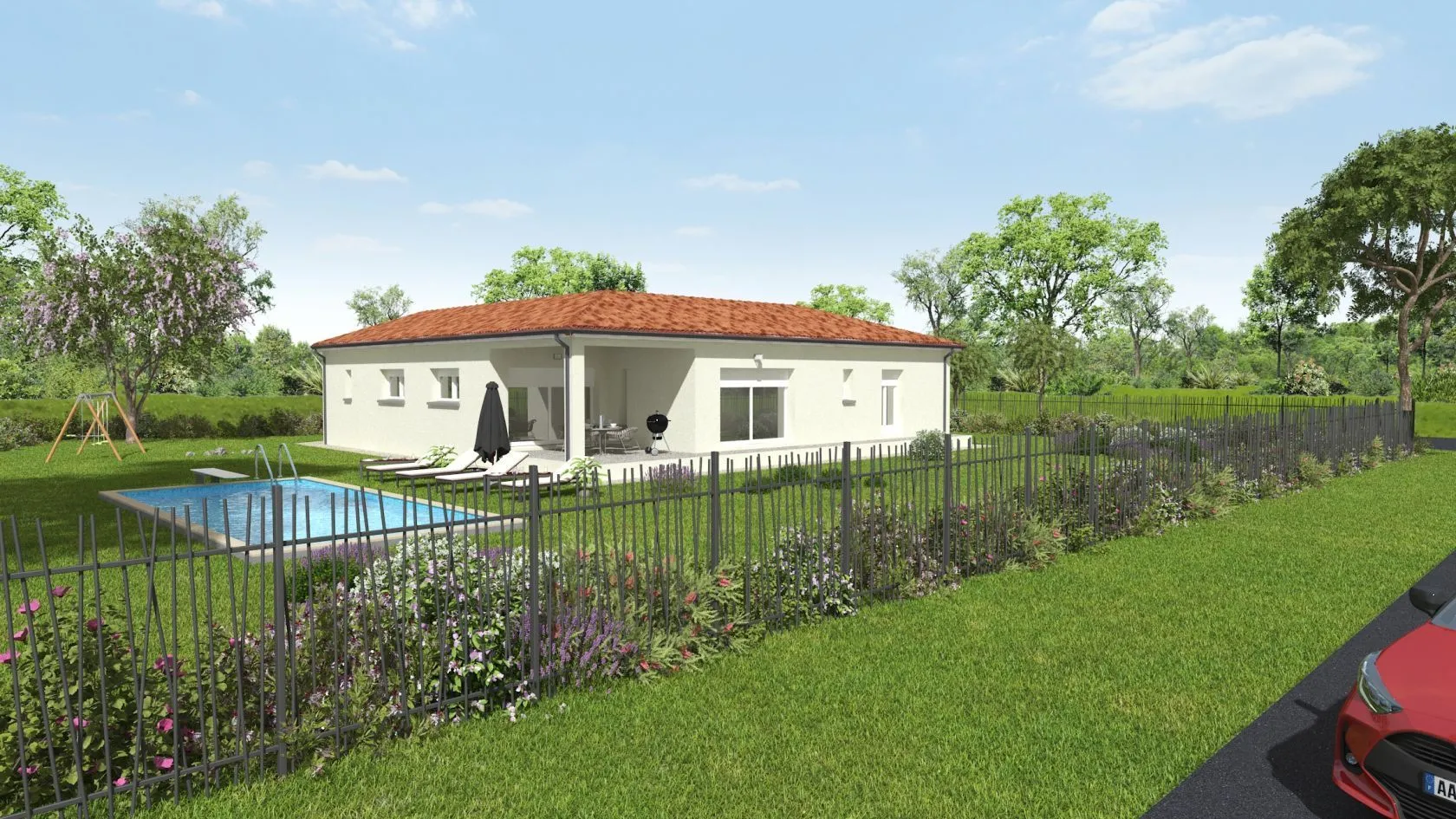 Maison neuve 118 m² à Pujaudran (32600)
