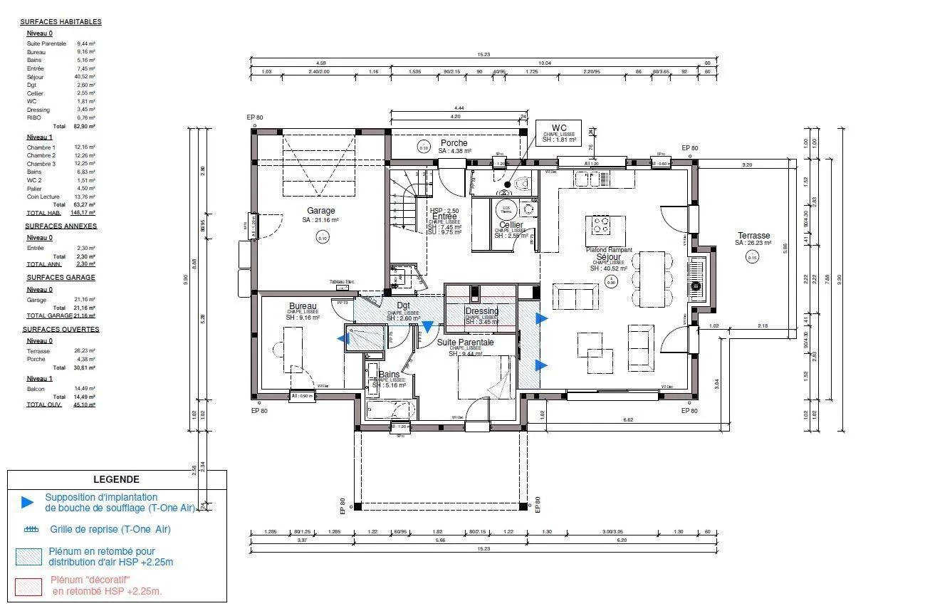 Maison neuve 146 m² à Saint-Mamet (31110)