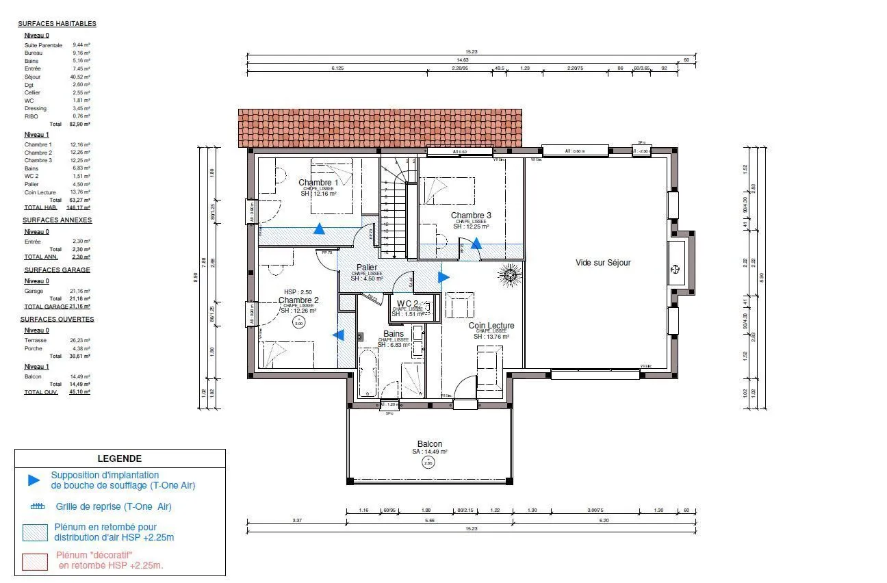 Maison neuve 146 m² à Saint-Mamet (31110)