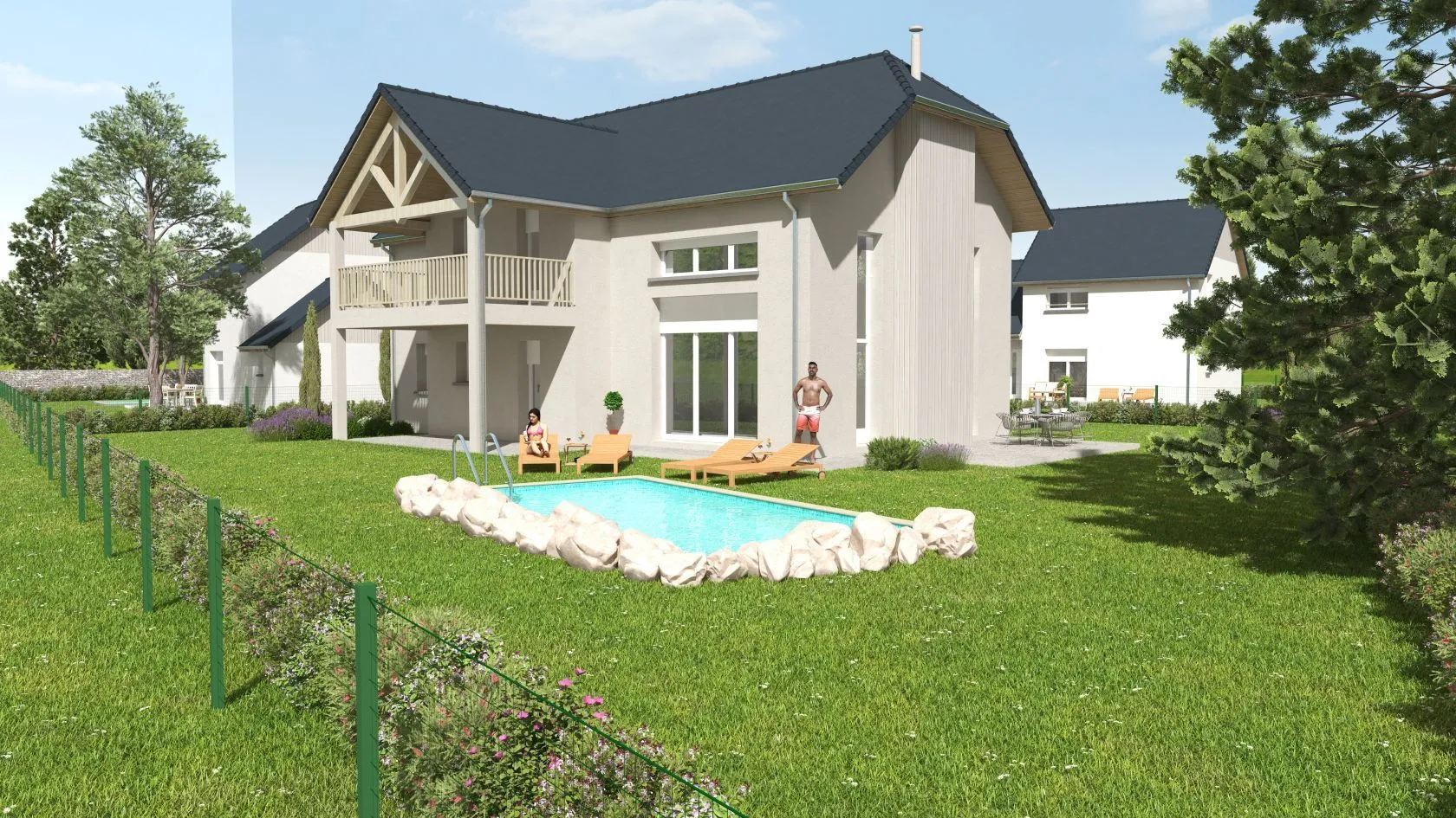 Maison neuve 146 m² à Saint-Mamet (31110)