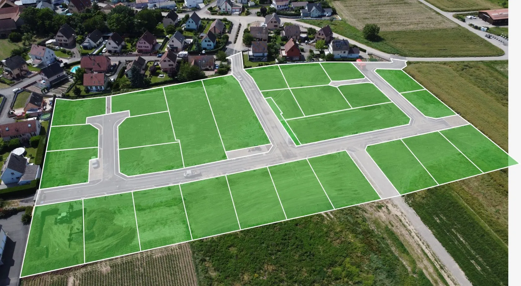 Terrain à bâtir 439 m² à Houssen (68125)