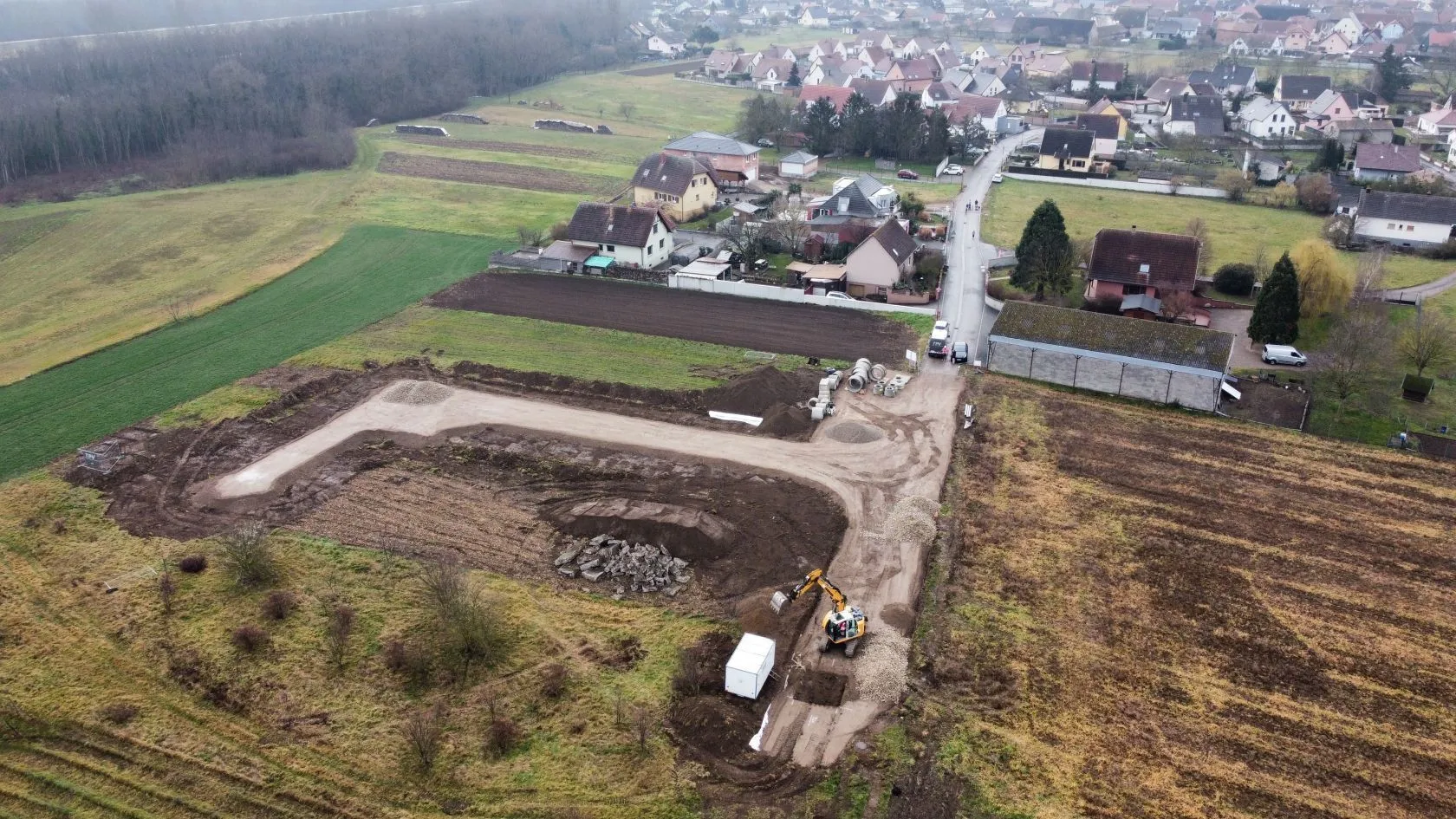 Terrain à bâtir 413 m² à Niederhergheim (68250)