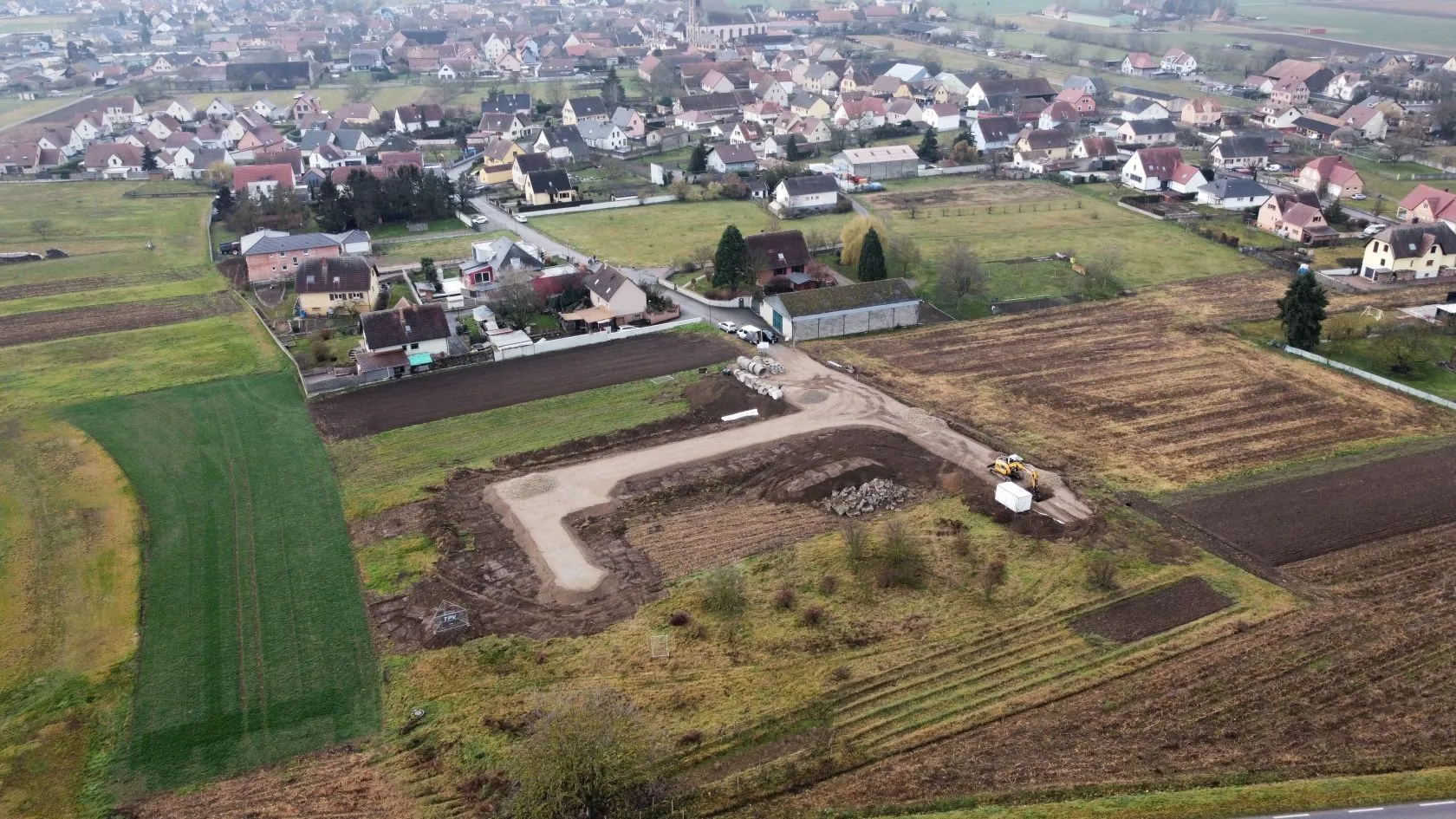Terrain à bâtir 413 m² à Niederhergheim (68250)