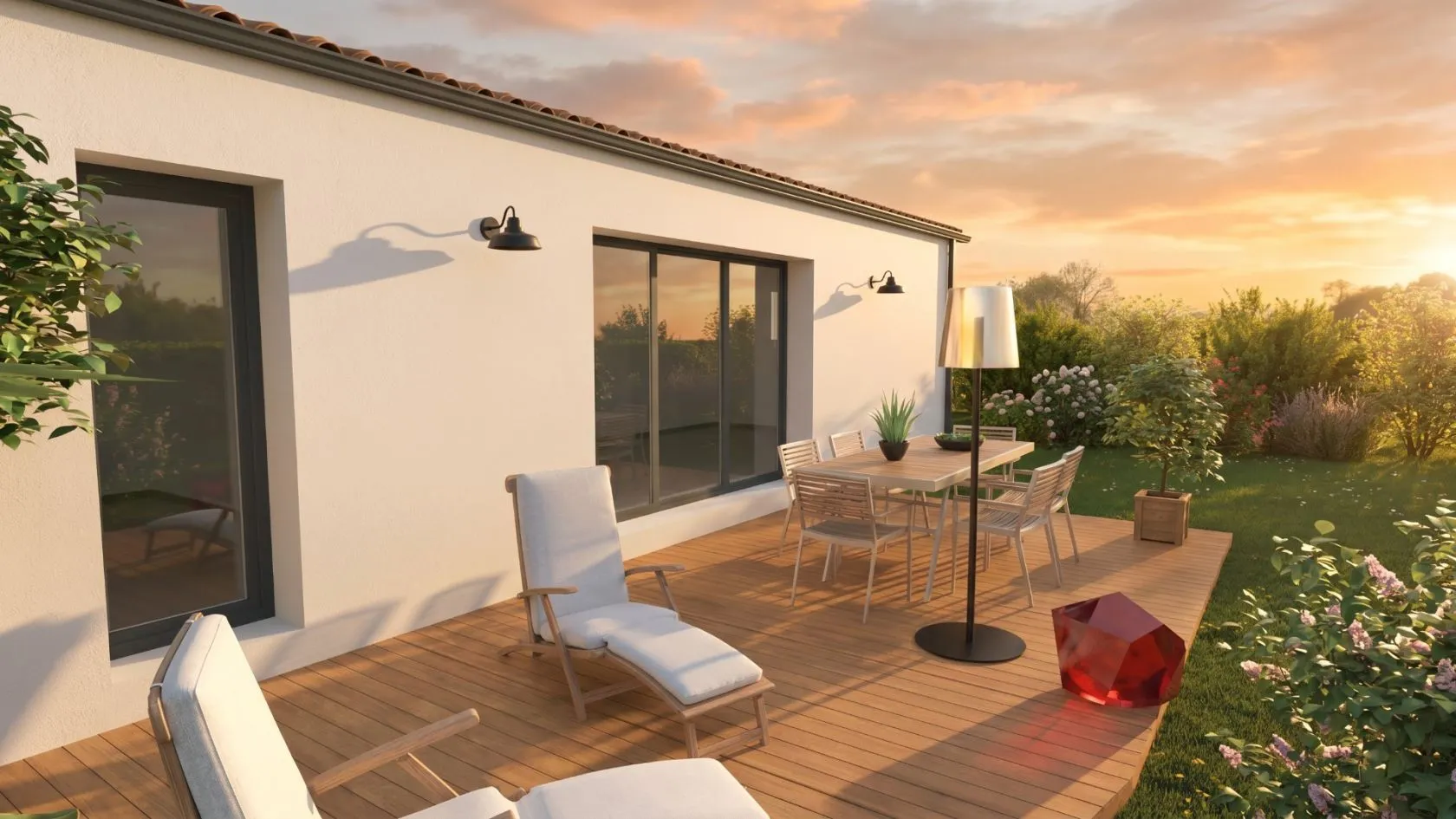 Maison neuve 83 m² au Gué-d'Alleré (17540)
