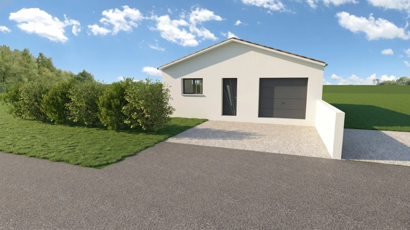 Maison neuve 83 m² au Gué-d'Alleré (17540)