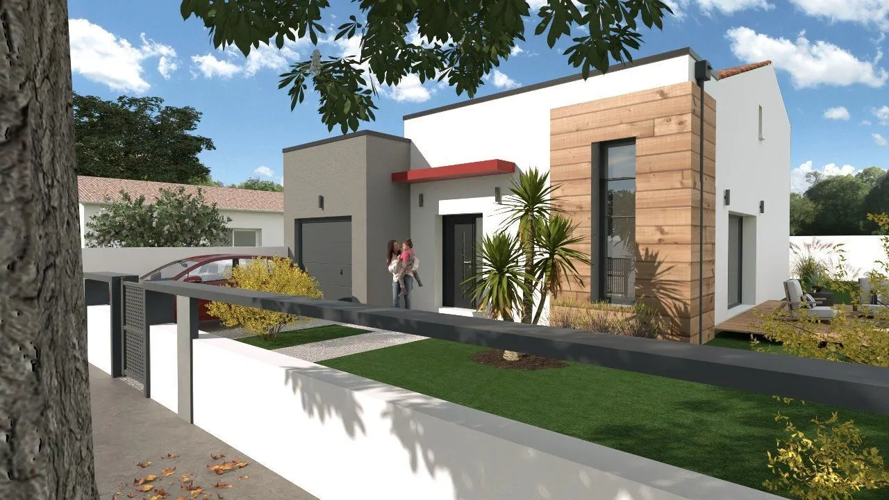 Maison neuve 107 m² à Meursac (17120)