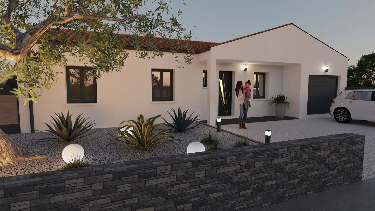 Maison neuve 104 m² à La Jarrie (17220)