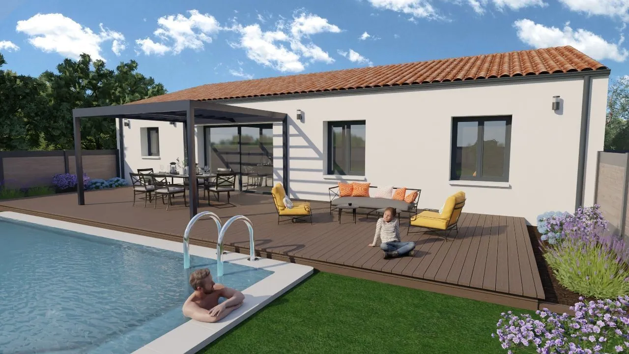 Maison neuve 104 m² à La Jarrie (17220)