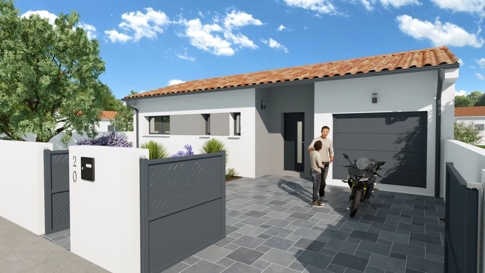 Maison neuve 108 m² à Granzay-Gript (79360)