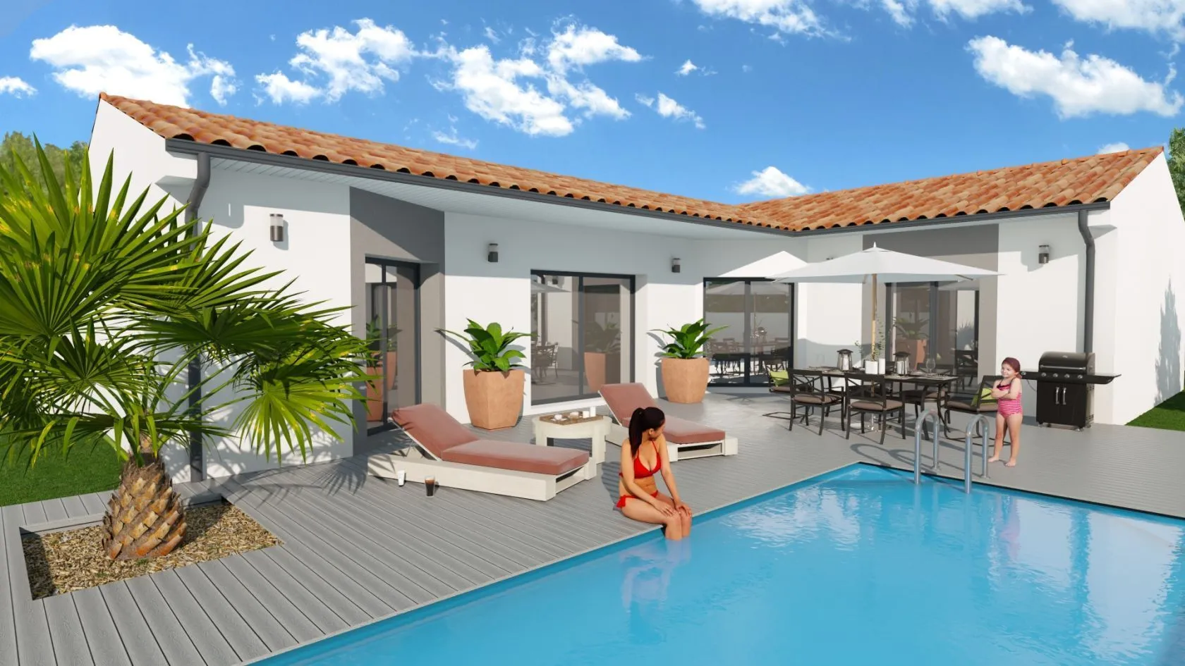 Maison neuve 108 m² à Granzay-Gript (79360)