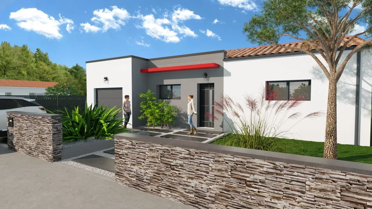 Maison neuve 110 m² à Anais (17540)