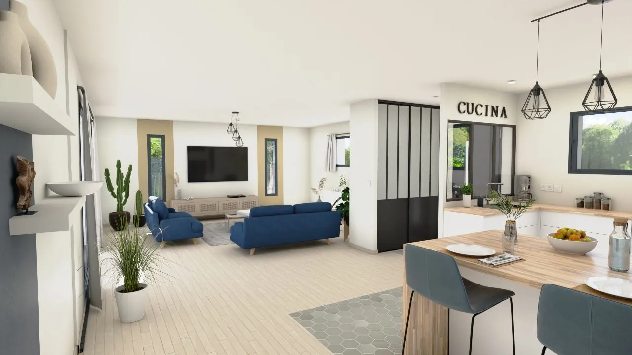 Maison neuve 110 m² à Anais (17540)