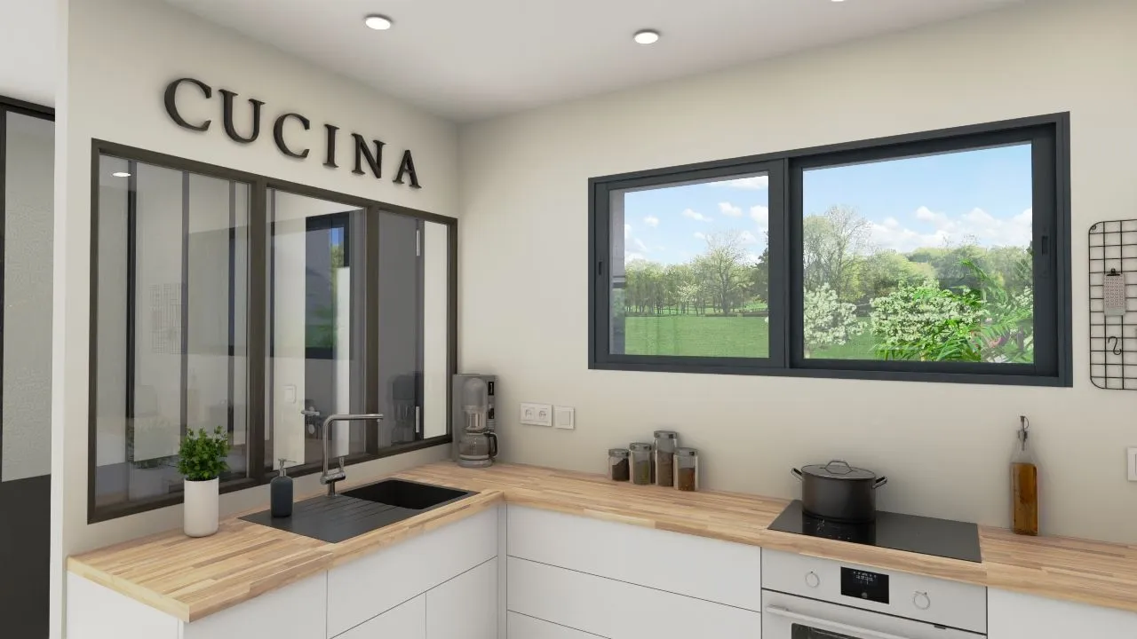 Maison neuve 110 m² à Anais (17540)